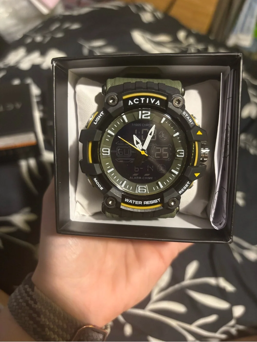 Activa X Invicta Digital Men's Watch - 58mm, Army Green (ACW8089-002)